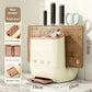 Kitchen Shelf with Cutting Board & Knife Holder – Countertop Drain Rack & Cutlery Organiser