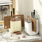 Kitchen Shelf with Cutting Board & Knife Holder – Countertop Drain Rack & Cutlery Organiser